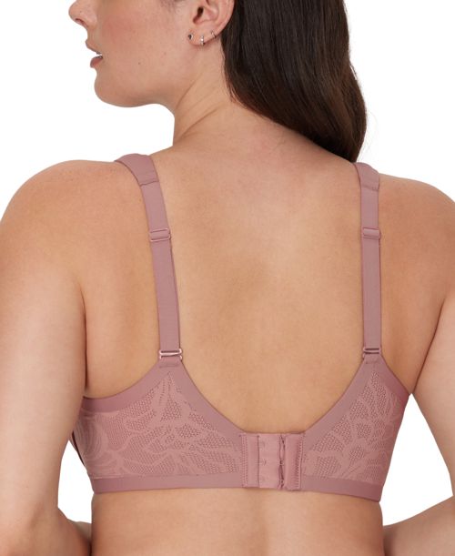 Bali Women's Coolest Smoothing Underwire T-Shirt Bra DF4580 - Smokey Purple Mauve