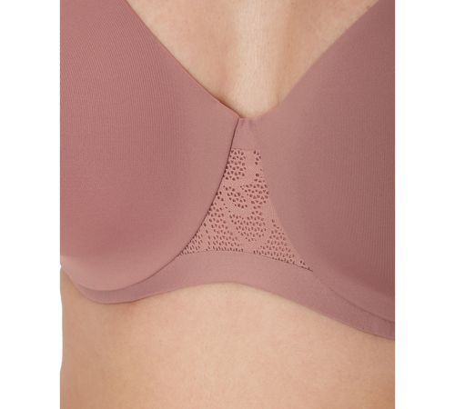 Bali Women's Coolest Smoothing Underwire T-Shirt Bra DF4580 - Smokey Purple Mauve
