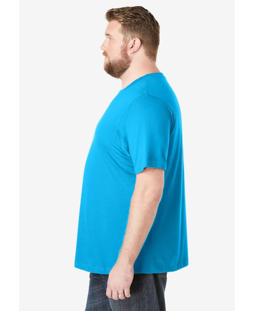 KingSize Big & Tall The Ultra-Light No Pocket Tee - Electric turquoise