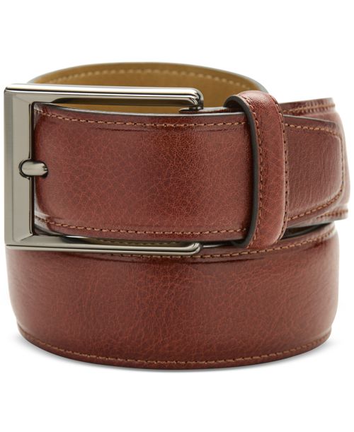 Perry Ellis Portfolio Men's Tokyo Brown Belt - Dark Brown