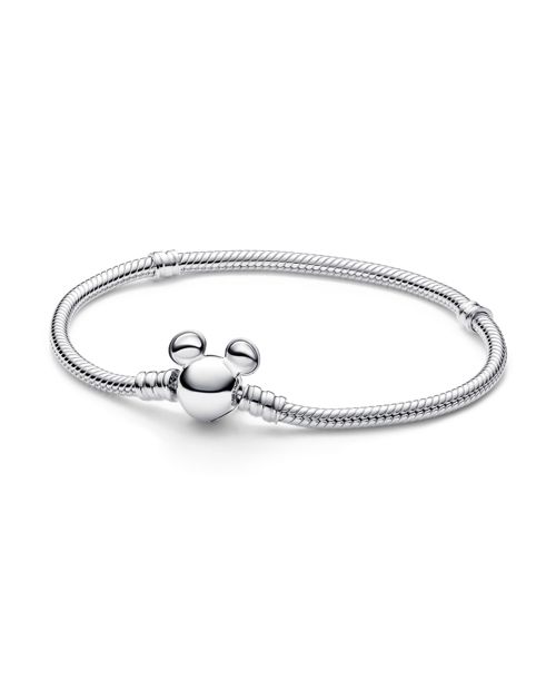 Pandora Sterling Silver Disney Snake Chain Bracelet - Silver