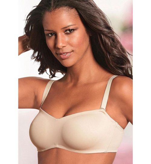 Lascana Women's Multiway Strapless T-Shirt Bra - Tan