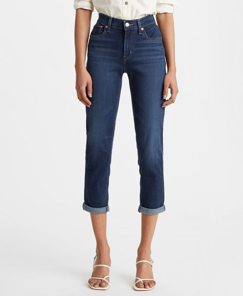 Levi's Women's Relaxed Boyfriend Tapered-Leg Jeans - Cobalt Layer
