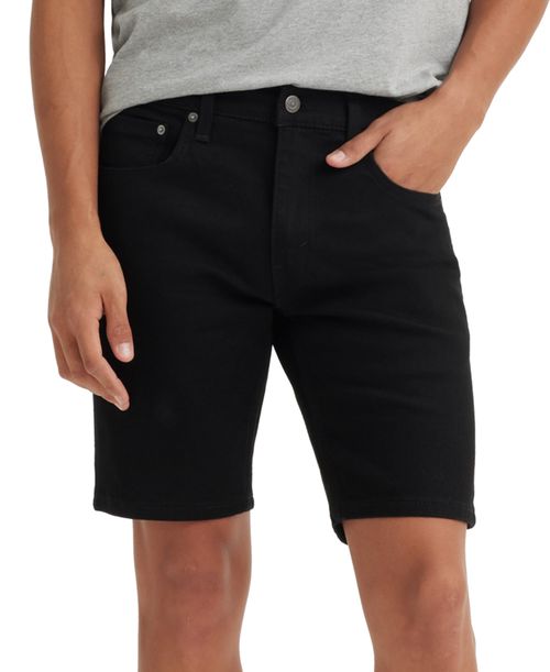 Levi's Men's Flex 412 Slim Fit 5 Pocket 9" Jean Shorts - Steel Black