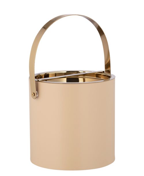 Kraftware Milan Ice Bucket, 3 Quart - Beige