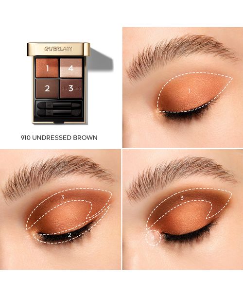 Guerlain Ombres G Quad Eyeshadow - Undressed Brown