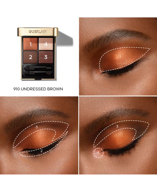 Guerlain Ombres G Quad Eyeshadow - Undressed Brown