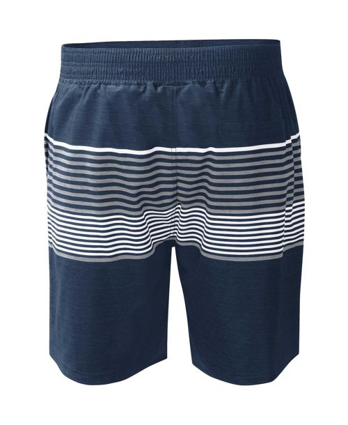 Men's G-iii Sports by Carl Banks Navy Atlanta Braves Coastline Volley Swim Shorts - Navy