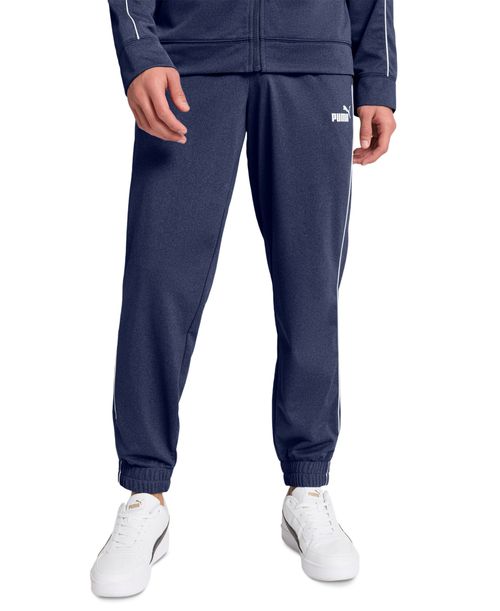 Puma Men's Piped Tricot Joggers - Blue