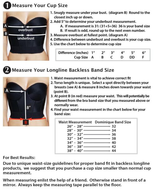 Dominique Brie Backless Strapless Bra, 6380 - Black