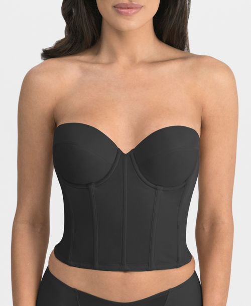 Dominique Brie Backless Strapless Bra, 6380 - Black