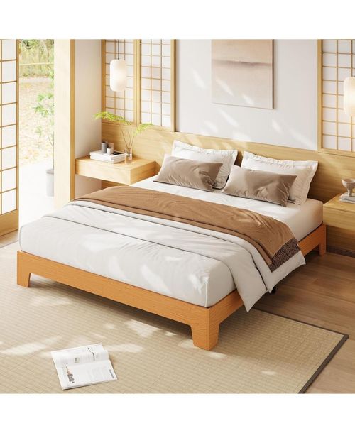 gaomon Easy Assembly King Platform Bed Frame Space Saving, for Living Room, Guest Room