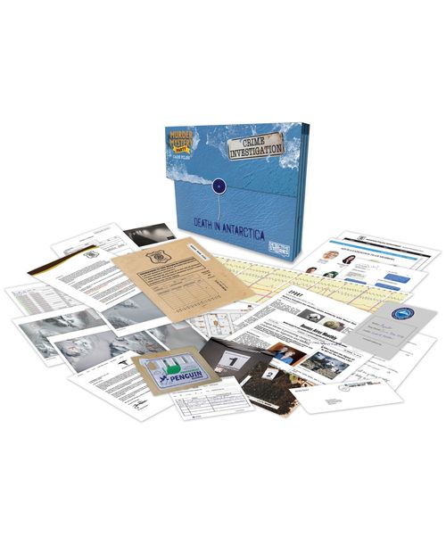 University Games Murder Mystery Party Case Files - Death In Antarctica