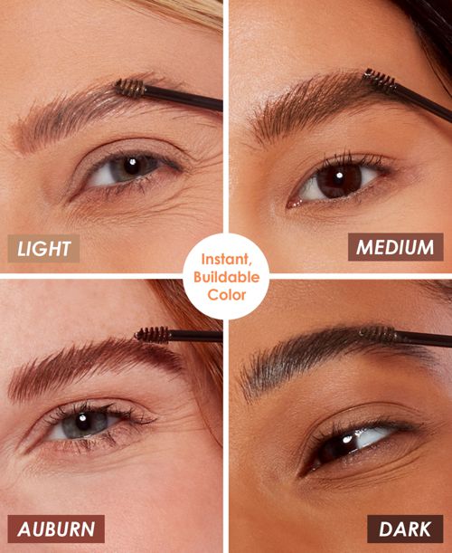 Grande Cosmetics Travel-Size GrandeBROW 2-In-1 Tinted Brow Gel + Brow Enhancing Serum, 0.02 oz. - Auburn