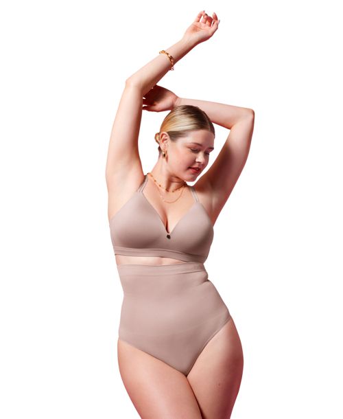 Maidenform Women's Seamless High Waist Thong - Evening Blush