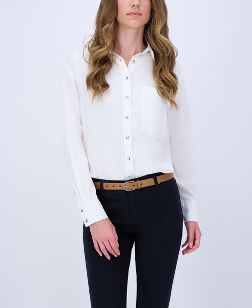 Calvin Klein Women's Two Pack Belt Set - Skinny Monogram Buckle Belt and Harness Buckle Belt Set - Cognac/Natural