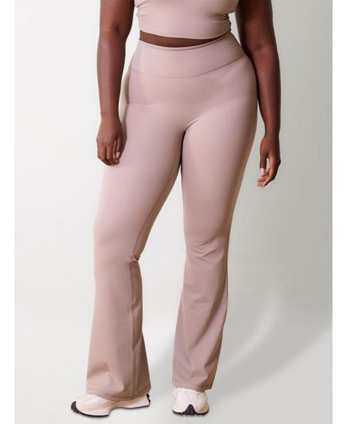 Lovall Women's 24/7 Revitalise Flare Leggings - Clay