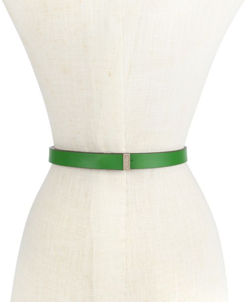 kate spade new york Women's 19mm Bow Belt - Kate Spade Green