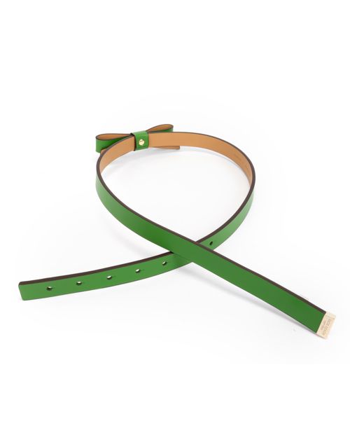 kate spade new york Women's 19mm Bow Belt - Kate Spade Green