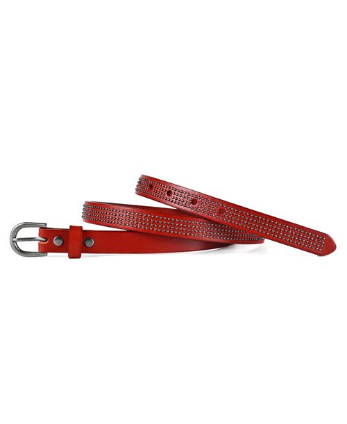 Old Trend Women's Stud Soul Leather Belt - Cognac