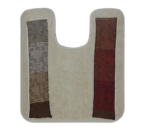 Popular Bath Miramar Bath Rug, Contour - Multi
