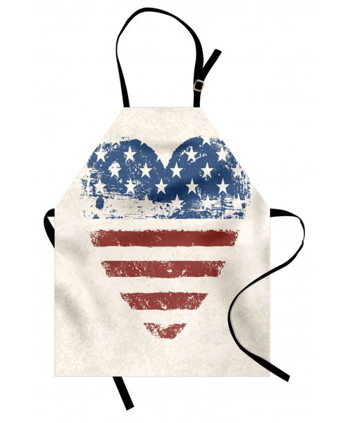 Ambesonne Americana Apron - Blue