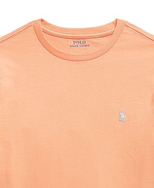 Polo Ralph Lauren Boys 8-20 Cotton Jersey Crewneck Tee - Poppy