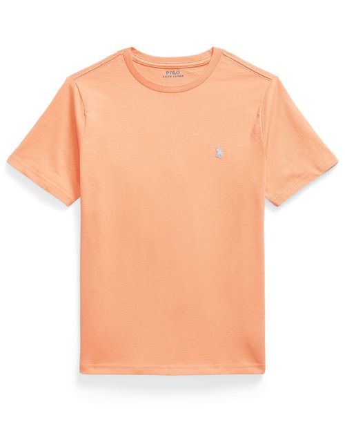 Polo Ralph Lauren Boys 8-20 Cotton Jersey Crewneck Tee - Poppy