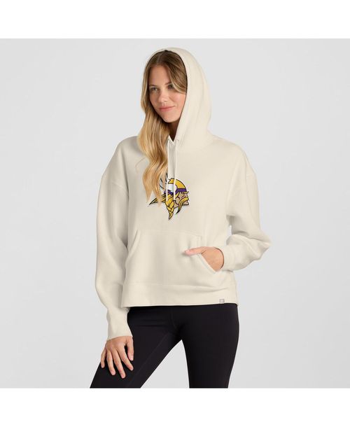 Fanatics Women's Cream Minnesota Vikings Dove Legacy Pullover Hoodie - Cream