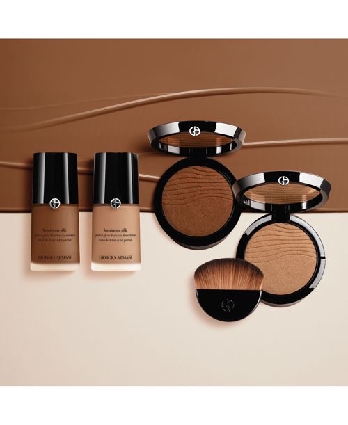 Armani Beauty Luminous Silk Glow Pressed Setting Powder - 9 (Tan to Deep with Pink Undertones)