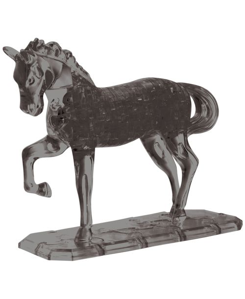 Bepuzzled 3D Crystal Horse Puzzle Set, 101 Pieces - Multi Color