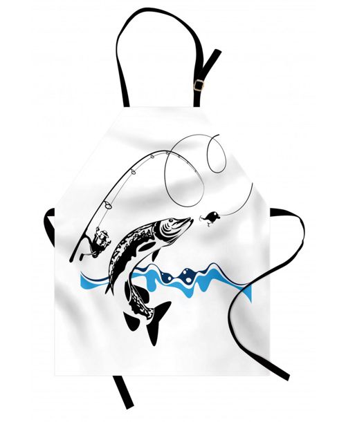 Ambesonne Fishing Apron - Multi