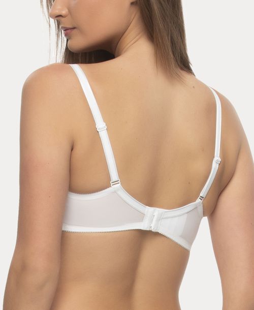 Paramour Women's Peridot Lace Unlined Underwire Bra - White