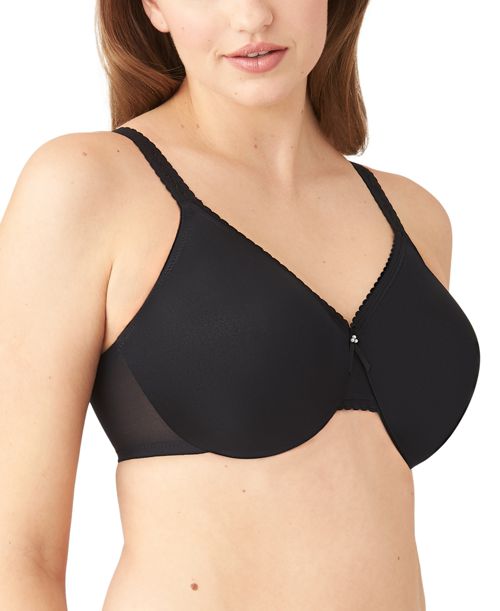 Wacoal Full Figure Simple Shaping Minimizer Bra 857109 - Black