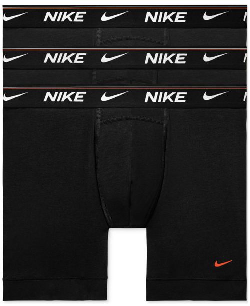 Nike Men's 3-Pack Dri-fit Ultra Comfort Boxer Briefs - Black