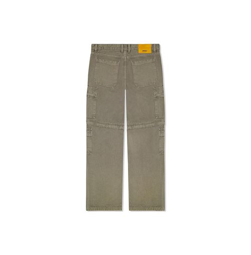 WeSC Men's Baggy Zip Off Cargo Pants - Flint grey