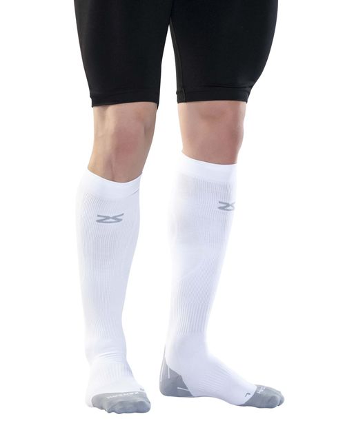 Zensah Tech Compression Socks - White