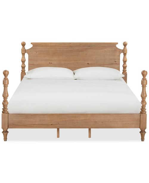 Willowmere California King Bed, Created for Macy's. - Light Brown