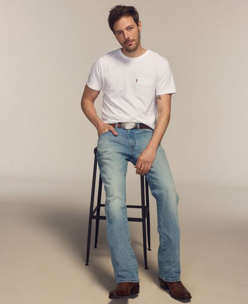 Levi's Men's 537 Regular Fit Western Bootcut Jeans - Running Early
