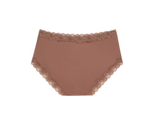 Uwila Warrior Soft Silk Lace Brief - Toffee