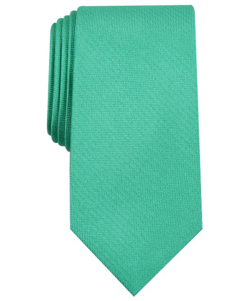 Club Room Men's Solid Tie, Created for Macy's - Kelly Green