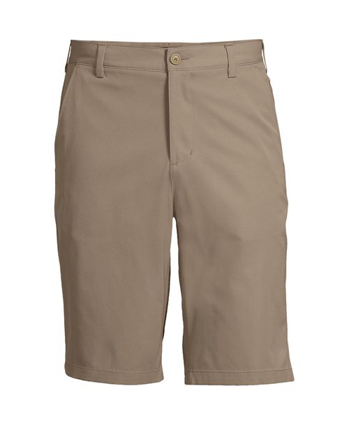 Lands' End Men's Active Performance 11" Chino Shorts - Khaki