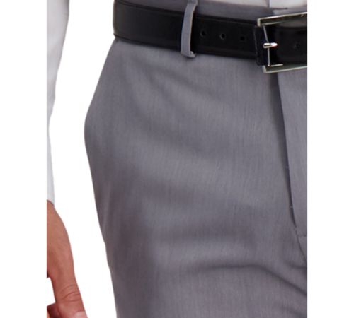 Kenneth Cole Reaction Men's Slim-Fit Stretch Dress Pants - Heather Grey
