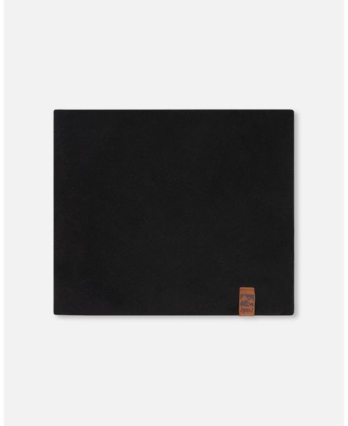 Deux par Deux Kids Unisex Stretch Jersey Neck Tube Black - Toddler|Child - Black