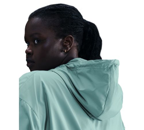 Nike Plus Size Hooded Jacket - Cannon/sail