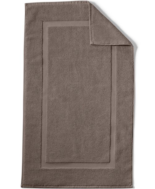 Lands' End Cotton Tub Mat 20x33 - Roast walnut