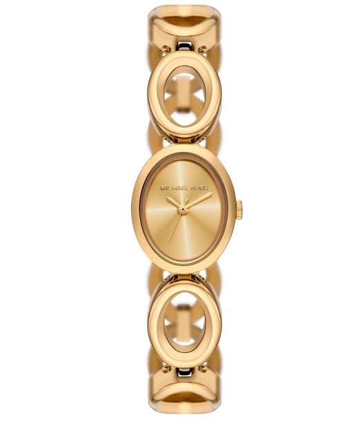 Michael Kors Women's Maude Three-Hand Gold-Tone Stainless Steel Watch, 22mm - Gold-Tone