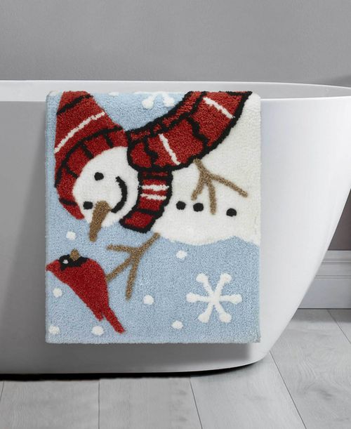 Avanti Holiday Cheer Polyester Bath Rug, 30" x 20" - Multi