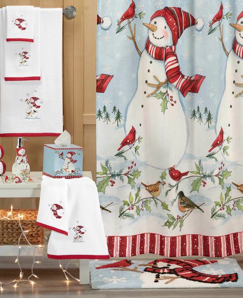 Avanti Holiday Cheer Polyester Bath Rug, 30" x 20" - Multi