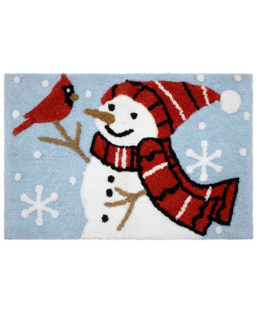 Avanti Holiday Cheer Polyester Bath Rug, 30" x 20" - Multi